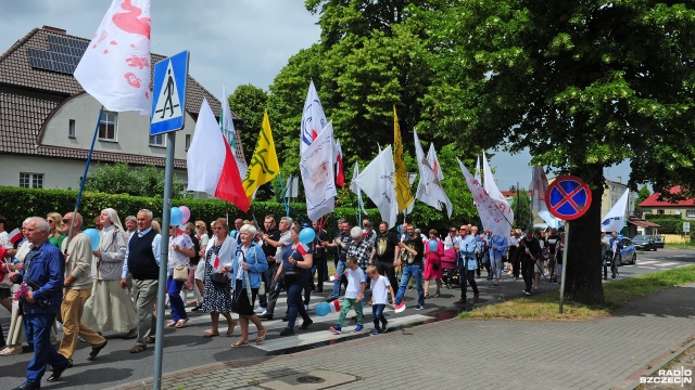 Fot. Marcin Kokolus [Radio Szczecin] Marsz dla Życia w Gryficach [ZDJĘCIA]