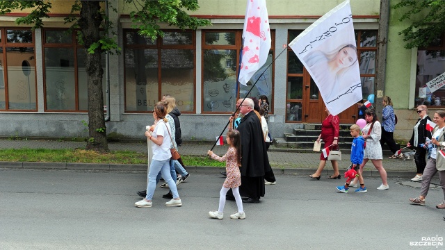 Fot. Marcin Kokolus [Radio Szczecin] Marsz dla Życia w Gryficach [ZDJĘCIA]
