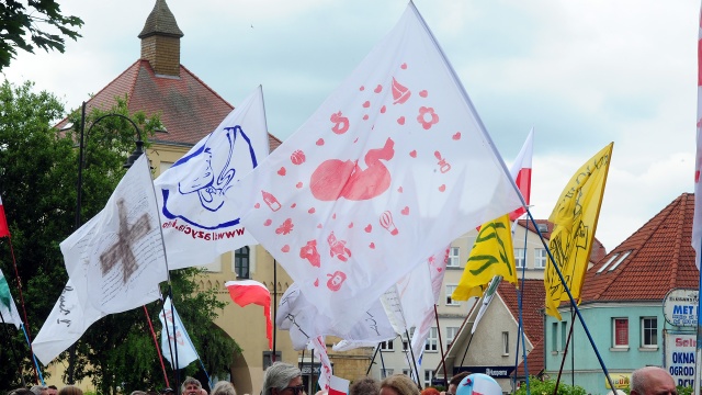 Fot. Marcin Kokolus [Radio Szczecin] Marsz dla Życia w Gryficach [ZDJĘCIA]