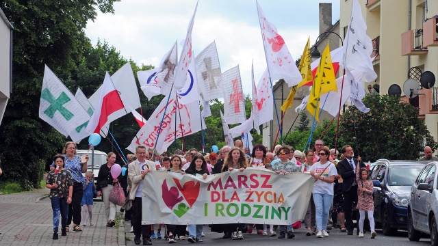 Fot. Marcin Kokolus [Radio Szczecin] Marsz dla Życia w Gryficach [ZDJĘCIA]