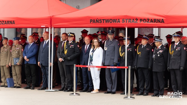 Fot. Robert Stachnik [Radio Szczecin] Szczecińska straż pożarna ma nowego dowódcę [WIDEO, ZDJĘCIA]