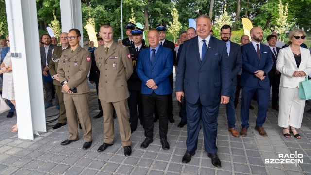 Fot. Robert Stachnik [Radio Szczecin] Nowa Wojewódzka Stacja Pogotowia Ratunkowego oficjalnie otwarta [WIDEO, ZDJĘCIA]