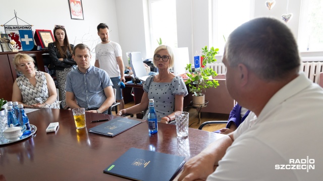 Fot. Robert Stachnik [Radio Szczecin] Gmina Kołbaskowo otrzyma pieniądze na budowę sieci wodociągowej [ZDJĘCIA]