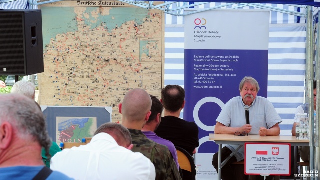 Fot. Marcin Kokolus [Radio Szczecin] Stosunki polsko-niemieckie. Debata z okazji rocznicy bitwy pod Cedynią