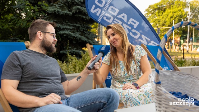 Fot. Robert Stachnik [Radio Szczecin] Letnie Studio Radia Szczecin otwarte! [WIDEO, ZDJĘCIA]