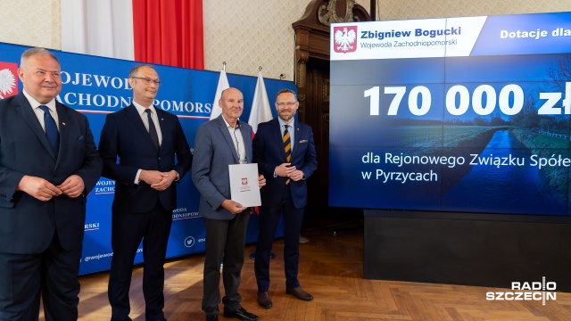 Fot. Robert Stachnik [Radio Szczecin] 1 715 000 na walkę z suszą hydrologiczną [WIDEO, ZDJĘCIA]
