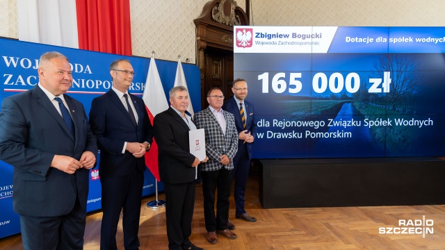 Fot. Robert Stachnik [Radio Szczecin] 1 715 000 na walkę z suszą hydrologiczną [WIDEO, ZDJĘCIA]