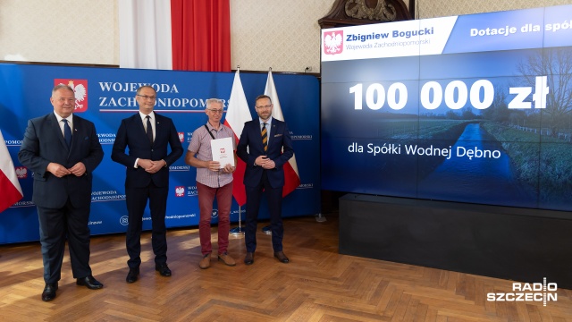 Fot. Robert Stachnik [Radio Szczecin] 1 715 000 na walkę z suszą hydrologiczną [WIDEO, ZDJĘCIA]