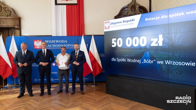 Fot. Robert Stachnik [Radio Szczecin] 1 715 000 na walkę z suszą hydrologiczną [WIDEO, ZDJĘCIA]