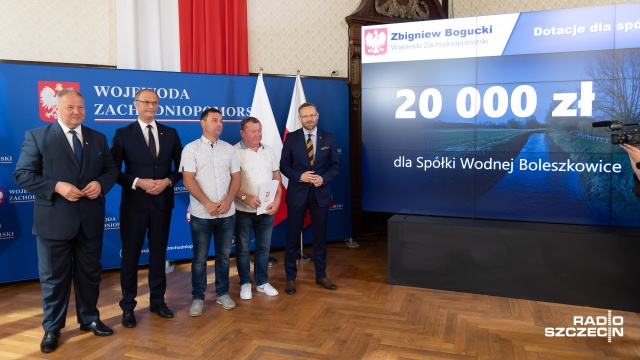 Fot. Robert Stachnik [Radio Szczecin] 1 715 000 na walkę z suszą hydrologiczną [WIDEO, ZDJĘCIA]