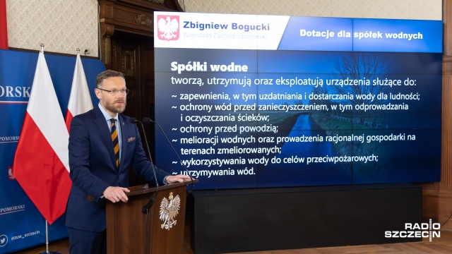 Fot. Robert Stachnik [Radio Szczecin] 1 715 000 na walkę z suszą hydrologiczną [WIDEO, ZDJĘCIA]