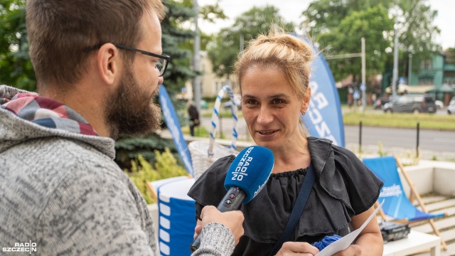 Fot. Maciej Papke [Radio Szczecin] Na muzycznym dziedzińcu Radia Szczecin: DJ Miqro [WIDEO, ZDJĘCIA]