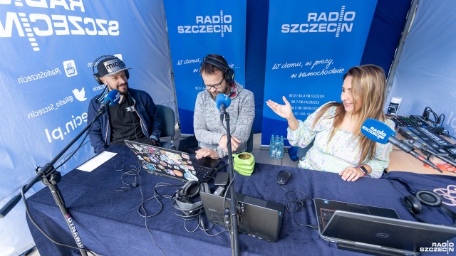 Fot. Maciej Papke [Radio Szczecin] Na muzycznym dziedzińcu Radia Szczecin: DJ Miqro [WIDEO, ZDJĘCIA]