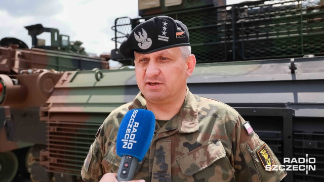 Fot. Robert Stachnik [Radio Szczecin] Abramsy już w szczecińskim porcie [WIDEO, ZDJĘCIA]
