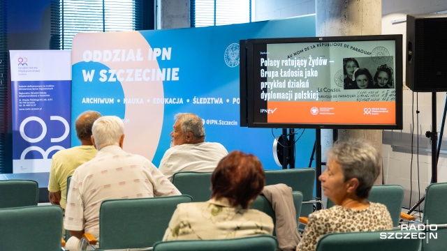 Fot. Robert Stachnik [Radio Szczecin] Grupa Ładosia tematem debaty z cyklu "Przystanek Historia" [ZDJĘCIA]