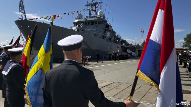 Fot. Joanna Maraszek [Radio Szczecin] Polak dowódcą Zespołu Sił Obrony Przeciwminowej NATO [WIDEO, ZDJĘCIA]