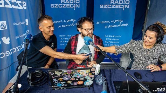 Fot. Maciej Papke [Radio Szczecin] Letnie Studio Radia Szczecin: "To może być trampolina do sukcesu" [WIDEO, ZDJĘCIA]
