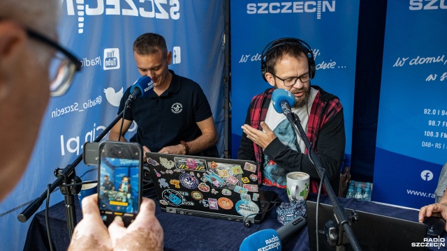 Fot. Maciej Papke [Radio Szczecin] Letnie Studio Radia Szczecin: "To może być trampolina do sukcesu" [WIDEO, ZDJĘCIA]