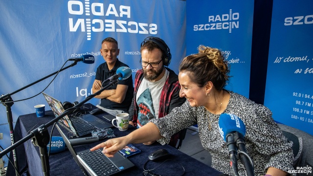 Fot. Maciej Papke [Radio Szczecin] Letnie Studio Radia Szczecin: "To może być trampolina do sukcesu" [WIDEO, ZDJĘCIA]