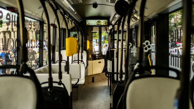 Fot. Wojciech Ochrymiuk [Radio Szczecin] Autobus wodorowy na ulicach Szczecina [WIDEO, ZDJĘCIA]