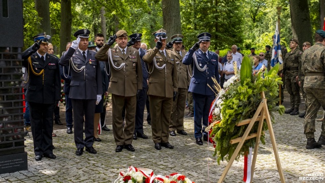 Fot. Wojciech Ochrymiuk [Radio Szczecin] Szczecin upamiętnił Krwawą Niedzielę na Wołyniu. "Nie o zemstę chodzi, ale o pamięć" [WIDEO, ZDJĘCIA]