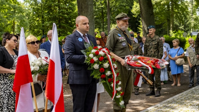 Fot. Wojciech Ochrymiuk [Radio Szczecin] Szczecin upamiętnił Krwawą Niedzielę na Wołyniu. "Nie o zemstę chodzi, ale o pamięć" [WIDEO, ZDJĘCIA]