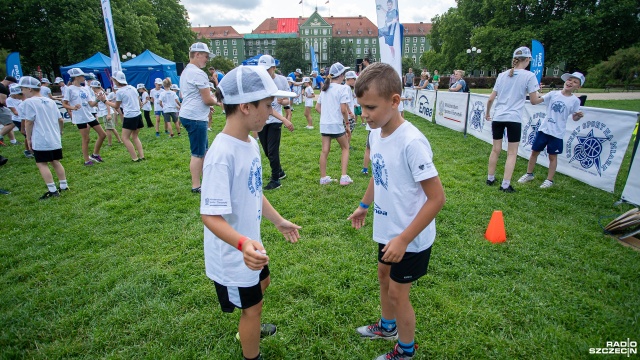Fot. Maciej Papke [Radio Szczecin] Sportowy camp na Jasnych Błoniach. "To misja i praca u podstaw" [WIDEO, ZDJĘCIA]