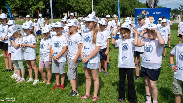 Fot. Maciej Papke [Radio Szczecin] Sportowy camp na Jasnych Błoniach. "To misja i praca u podstaw" [WIDEO, ZDJĘCIA]