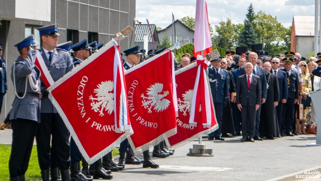 Fot. Maciej Papke [Radio Szczecin] Nowa komenda policji w Pyrzycach już otwarta [WIDEO, ZDJĘCIA]