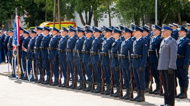 Fot. Maciej Papke [Radio Szczecin] Nowa komenda policji w Pyrzycach już otwarta [WIDEO, ZDJĘCIA]