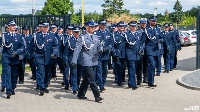 Fot. Maciej Papke [Radio Szczecin] Nowa komenda policji w Pyrzycach już otwarta [WIDEO, ZDJĘCIA]
