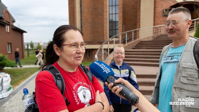 Fot. Robert Stachnik [Radio Szczecin] 500 km na piechotę. Cel: Jasna Góra [WIDEO, ZDJĘCIA]