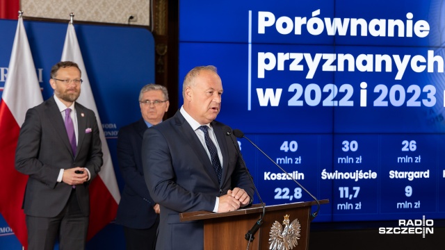 Fot. Robert Stachnik [Radio Szczecin] Ponad pół miliarda złotych subwencji dla samorządów w regionie [WIDEO, ZDJĘCIA]