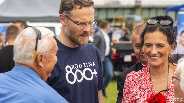 Fot. Wojciech Ochrymiuk [Radio Szczecin] "Piknik rodzinny 800+" w Wolinie. "Dotrzymaliśmy słowa i teraz też dotrzymamy" [WIDEO, ZDJĘCIA]