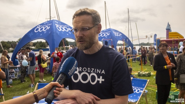Fot. Wojciech Ochrymiuk [Radio Szczecin] "Piknik rodzinny 800+" w Wolinie. "Dotrzymaliśmy słowa i teraz też dotrzymamy" [WIDEO, ZDJĘCIA]
