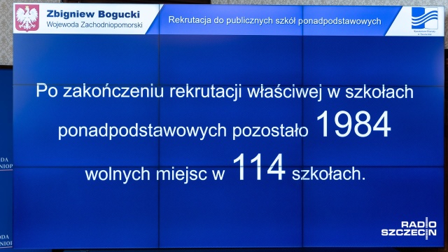 Fot. Robert Stachnik [Radio Szczecin] Szkoły ponadpodstawowe w regionie. Miejsc nie zabraknie [WIDEO, ZDJĘCIA]
