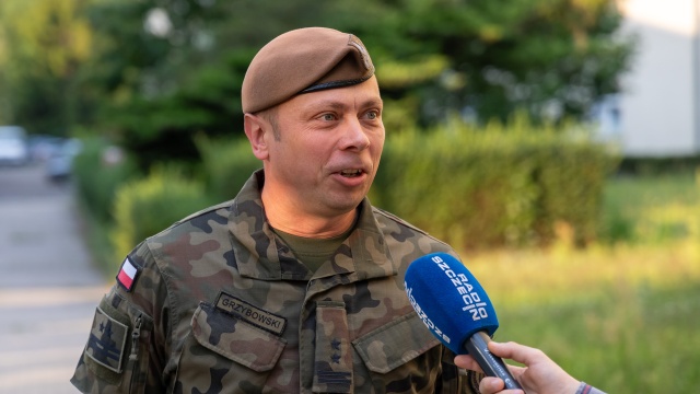 Fot. Robert Stachnik [Radio Szczecin] Ochotnicy szkolą się u terytorialsów [WIDEO, ZDJĘCIA]