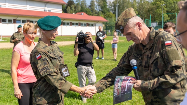 Fot. Robert Stachnik [Radio Szczecin] Kobiety w Chociwlu uczyły się samoobrony. "Bardzo dużo się nauczyłam" [ZDJĘCIA]