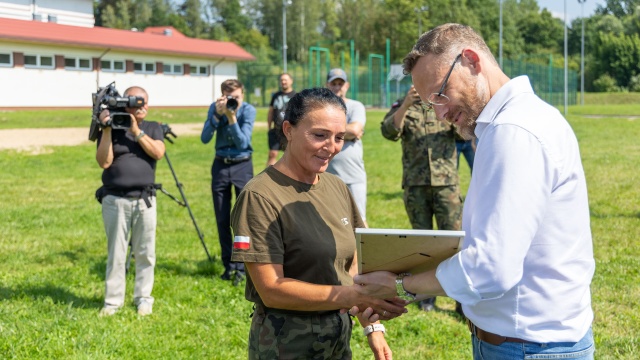 Fot. Robert Stachnik [Radio Szczecin] Kobiety w Chociwlu uczyły się samoobrony. "Bardzo dużo się nauczyłam" [ZDJĘCIA]