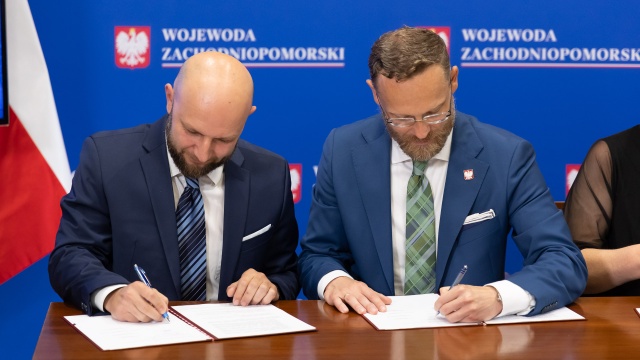 Fot. Robert Stachnik [Radio Szczecin] Współpraca kuratorium z Klastrem Morskiem i spółką Polskie Terminale [ZDJĘCIA]