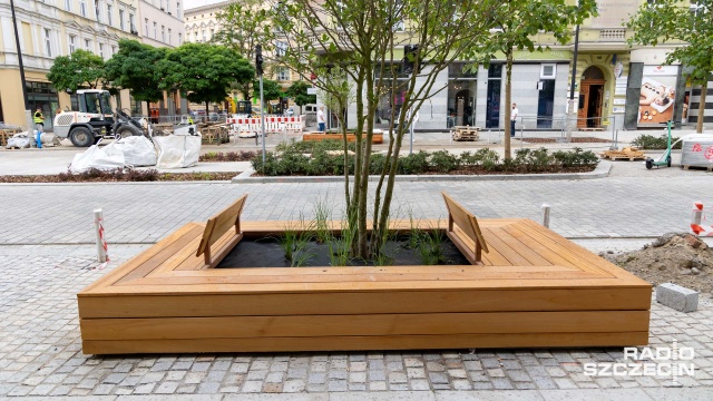 Fot. Robert Stachnik [Radio Szczecin] Mieszkańcy podzieleni ws. nowej alei Wojska Polskiego [WIDEO, ZDJĘCIA]