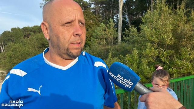 Fot. Marcin Kokolus [Radio Szczecin] Za potrzebą prawie kilometr od plaży [WIDEO, ZDJĘCIA]