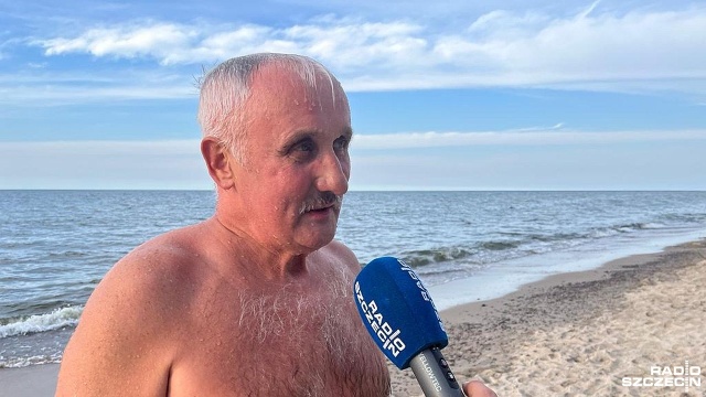 Fot. Marcin Kokolus [Radio Szczecin] Za potrzebą prawie kilometr od plaży [WIDEO, ZDJĘCIA]