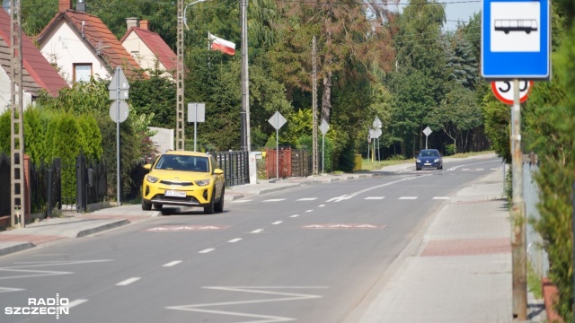 Fot. Marcin Kokolus [Radio Szczecin] Kolejna ulica w Gryficach po remoncie [ZDJĘCIA]