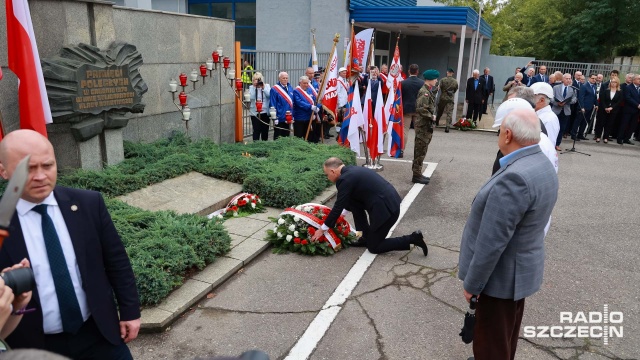 Fot. Robert Stachnik [Radio Szczecin] Prezydent: robotnicy Stoczni Szczecińskiej stanowili trzon akcji strajkowej [WIDEO, ZDJĘCIA]