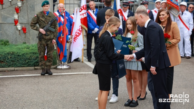 Fot. Robert Stachnik [Radio Szczecin] Prezydent: robotnicy Stoczni Szczecińskiej stanowili trzon akcji strajkowej [WIDEO, ZDJĘCIA]