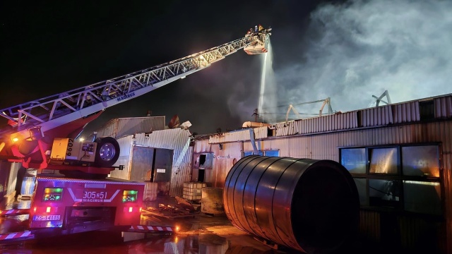 Fot: FB Ochotnicza Straż Pożarna Wołczkowo Pożar w Mierzynie [ZDJĘCIA]