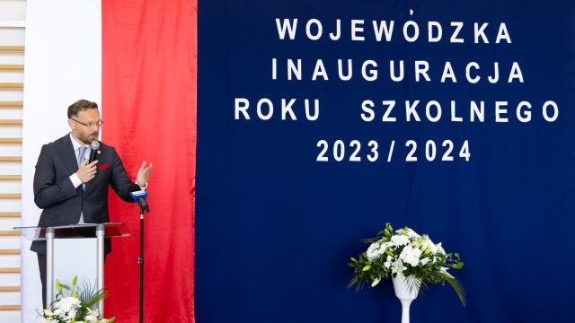 Fot. Robert Stachnik [Radio Szczecin] Pierwszy dzwonek. Wojewódzka inauguracja [WIDEO, ZDJĘCIA]