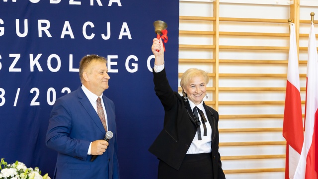 Fot. Robert Stachnik [Radio Szczecin] Pierwszy dzwonek. Wojewódzka inauguracja [WIDEO, ZDJĘCIA]