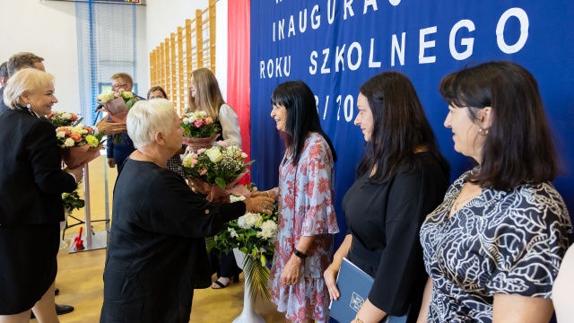 Fot. Robert Stachnik [Radio Szczecin] Pierwszy dzwonek. Wojewódzka inauguracja [WIDEO, ZDJĘCIA]